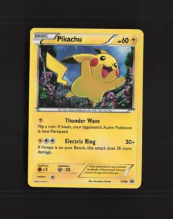 Pikachu XY89 XY Promos Black Star Promo Holo Pokemon Card LP - Image 1