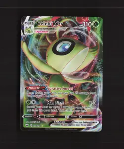 Celebi VMAX 008/198 Chilling Reign Ultra Rare Holo Pokemon Card NM - Image 1