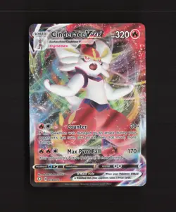 Cinderace VMAX 019/072 Shining Fates Ultra Rare Holo Pokemon Card NM - Image 1
