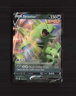 Tyranitar V SWSH109 Sword & Shield Black Star Promo Holo Pokemon Card NM - Image 1