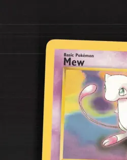 Mew 8 Wizards Black Star Promos Black Star Promo Pokemon Card LP - Image 3