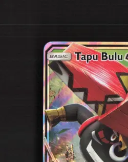 Tapu Bulu GX SM32 Sun & Moon Black Star Promo Holo Pokemon Card LP+ - Image 3