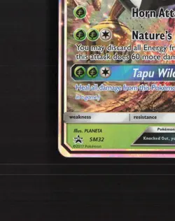 Tapu Bulu GX SM32 Sun & Moon Black Star Promo Holo Pokemon Card LP+ - Image 5