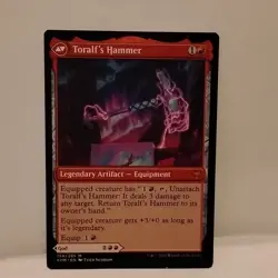 Wizards of the Coast MTG Kaldheim Toralf God of Fury/Toralf's Hammer 154/285 - Image 2
