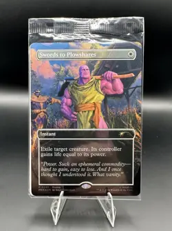 Magic the Gathering PSA May Promo -Swords to Plowshares- Thanos P0001 - Image 1