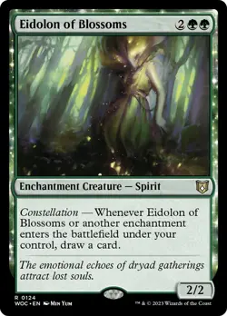 MTG Eidolon of Blossoms - Wilds of Eldraine Commander #124 - Image 1