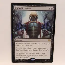 Diabolic Intent MTG BRO #089 Rare Sorcery Black EN Story Spotlight - Near Mint - Image 1