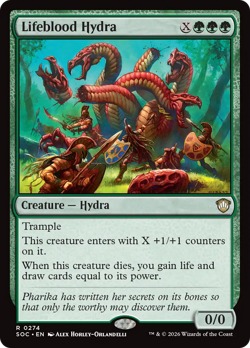 Lifeblood Hydra - 274 - SOC - Near Mint - MTG - Image 1