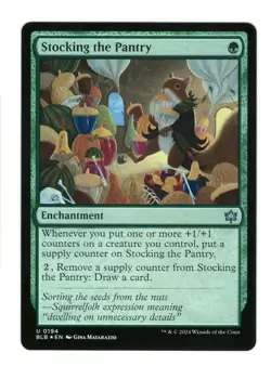 Stocking the Pantry 194 Uncommon Bloomburrow Magic: The Gathering Foil Near Mint - Image 1