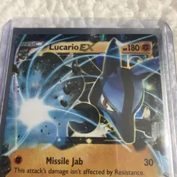 Lucario EX XY - Furious Fists #54 (2014) Ultra Rare Holo NM Pokemon - Image 3