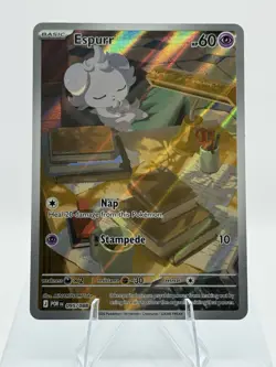Pokemon TCG Espurr Holo Illustration Rare Perfect Order 095/088 EN 60HP - Image 1
