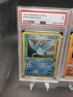 PSA 1 Sequential Set Of Pokemon Fossil Legendary Birds Articuno, Moltres, Zapdos - Image 2
