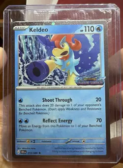 Pokemon TCG Keldeo Chaos Rising 019/086 Stamped Promo 110 HP Basic ENG Sealed - Image 3