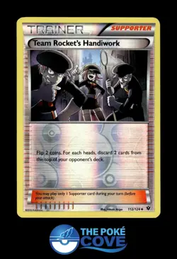Team Rocket's Handiwork 112/124 | Fates Collide Reverse Holo | Pokemon | VLP - Image 1