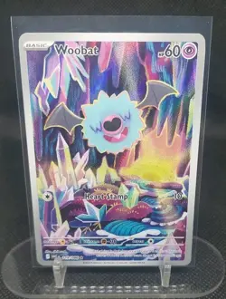 Pokemon TCG Woobat 119/086 - Pokemon TCG - White Flare Illustration Rare English - Image 1