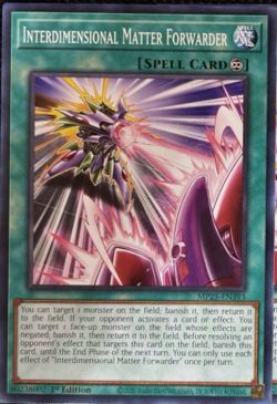 Yugioh - Interdimensional Matter Forwarder - MP25-EN393 - Common - NM/M - Image 1