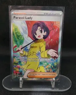 Pokemon TCG Parasol Lady Paradox Rift 238/182 Holo Ultra Rare - UR - PAR EN - Image 1