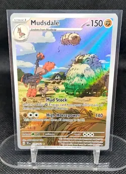 Pokemon TCG Mudsdale-175/162-Illustration Rare-Temporal Forces - Image 1