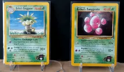 Pokemon TCG Erika's Exeggutor & Exeggcute Gym Heroes 44/132 77/132 Bundle - Image 1
