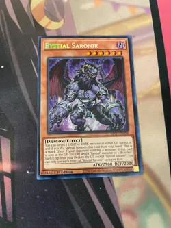 YUGIOH - BYSTIAL SARONIR - PRISMATIC SECRET RARE - NM - MP23 - 1ST ED - Image 1