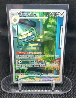 Pokemon TCG Ferrothorn Paradox Rift 209/182 Holo Illustration Rare - Image 1