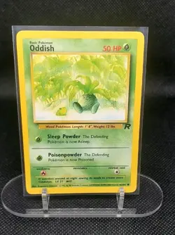 Pokemon TCG Oddish Team Rocket 63 Regular Unlimited Common - Image 1