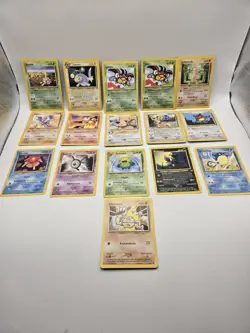 Vintage Pokemon Neo Genesis Neo Revelation Foreign Card Lot - Image 1