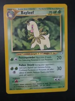 BAYLEEF POKEMON CARD 28/111 NEO GENESIS NON HOLO NEVER PLAYED NM- - Image 1