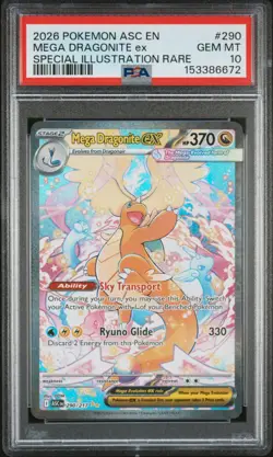 Pokemon Card - Mega Dragonite ex 290/217 SIR PSA 10 Gem Mint - Ascended Heroes - Image 1