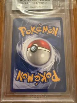 Pokemon Fossil 1st Edition Lapras Holo Rare 10/62 Beckett Graded 9 1999 - Image 3