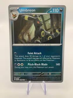 Umbreon 059/131 (Poke Ball Pattern) Prismatic Evolutions NM Pokemon TCG - Image 2