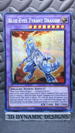 | Yugioh Blue-Eyes Tyrant Dragon MP23-EN019 1st Prismatic Secret Rare NM 🔥 | - Image 1