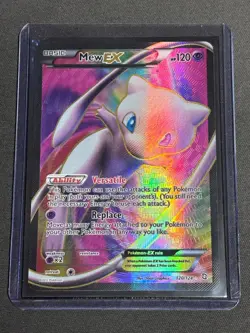 Pokemon TCG Mew EX 120/124 Full Art Dragons Exalted Black & White NM-MINT - Image 1