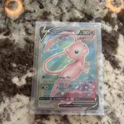 2021 Pokemon Mew V Fusion Strike SWSH08 #250/264 English Full Art Holo NM - Image 1