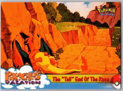 POKEMON TOPPS THE FIRST MOVIE THE "TAIL" END OF THE RACE #50 NON HOLO NM - Image 1