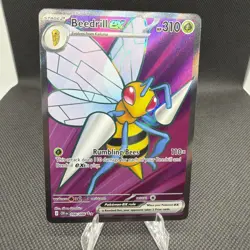 2026 Pokemon Me04: Chaos Rising Holo - Beedrill ex 098 - NM - Image 1