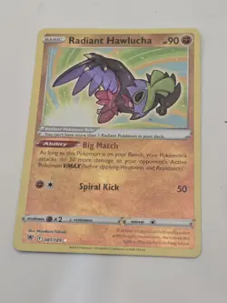 Pokemon TCG Astral Radiance - Radiant Hawlucha - Holo Rare - 081/189 - Image 1