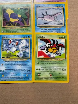 15 Pokemon Vintage Karten Sammlung -66/111 61/64 usw - Image 3