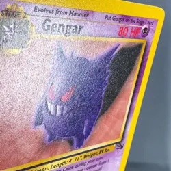 LP 1st Edition Gengar 20/62 Rare Fossil Pokemon 1999 Keiji Kinebuchi - Image 5