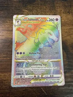 Pokemon Hisuian Typhlosion VSTAR Rainbow Rare Astral Radiance 193/189 LP-NM - Image 1