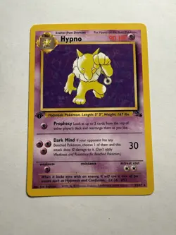 1999 Pokemon Hypno 23/62 Non-Holo 1st Edition Fossil Set NM - Image 1