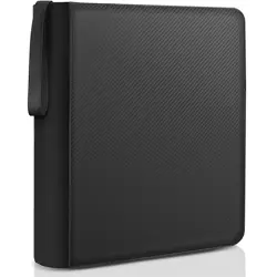 4 Pocket Toploader Binder | Holds 128 Cards | Waterproof PU Leather | Archiva... - Image 1
