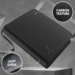 4 Pocket Toploader Binder | Holds 128 Cards | Waterproof PU Leather | Archiva... - Image 4