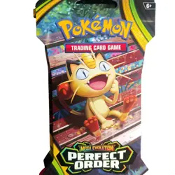 Lot of 12 Pokemon TCG Mega Evolution Perfect Order Booster Pack Sleeves Sealed - Image 4