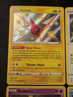 7x Shiny Vault Baby Shiny Pokemon Lot – Cinccino Dedenne Wooloo Rowlet Rotom - Image 2