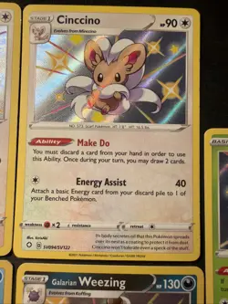 7x Shiny Vault Baby Shiny Pokemon Lot – Cinccino Dedenne Wooloo Rowlet Rotom - Image 4