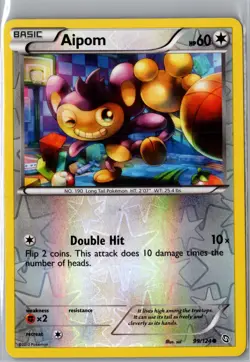 Aipom 99/124 Common Dragons Exalted Pokemon Reverse Holo Near Mint - Image 1
