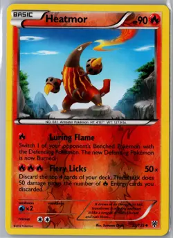 Heatmor 23/135 Uncommon Plasma Storm Pokemon Reverse Holo Near Mint - Image 1