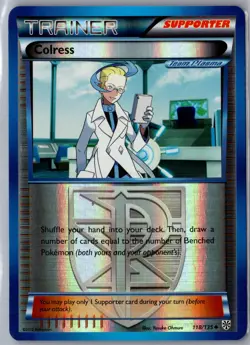 Colress 118/135 Uncommon Plasma Storm Pokemon Reverse Holo Near Mint - Image 1