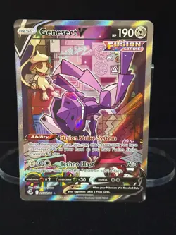 Genesect V 255/264 Fusion Strike Alternate Full Art Ultra Rare Pokemon Card NM - Image 1